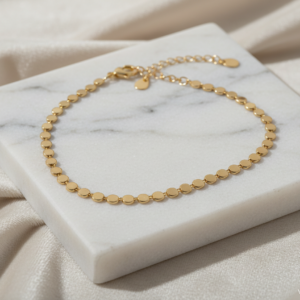 Pulseira Mini Esferas Folheado a Ouro