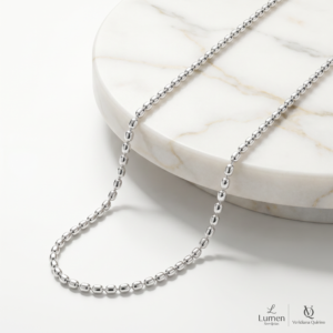 Colar Mini Medalhas Diamantadas Folheado a Ródio